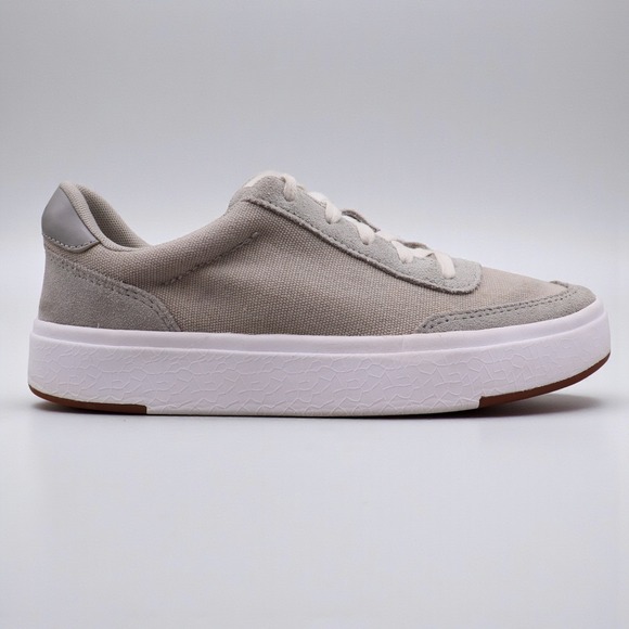 Kizik Prague Womens Size 7 Gray Canvas Comfort Athleisure Casual Sneakers Shoes - Picture 1 of 8